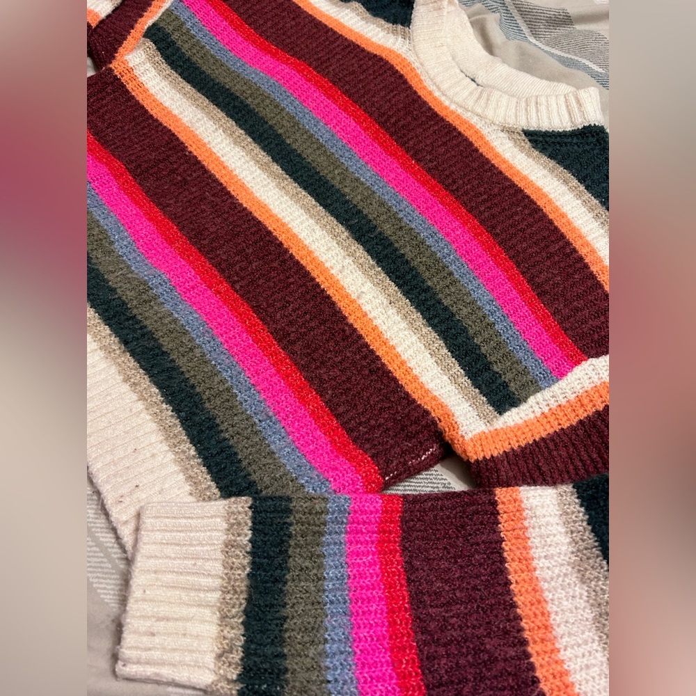 American Eagle Outfitters Multicolored Short Knitted Sweater - Picture 5 of 6